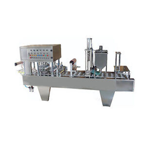 Mesin Pengisi dan Penyegel Cup Saus Otomatis GSFM4 untuk Industri Makanan