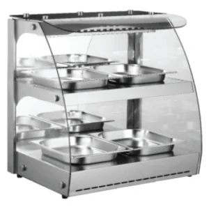 Front & Rear Sliding Door RTR-2D – Penghangat Makanan Stainless Pintu Geser untuk Restoran & Hotel