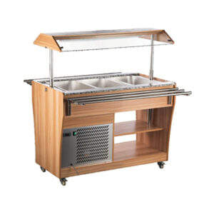 Island Salad Bar RTS-1210L – Meja Buffet Pemajang Salad & Makanan Segar