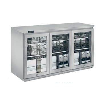 SS Back Bar Bottle Cooler BB-W5T3 – Lemari Pendingin Minuman untuk Bar, Restoran & Cafe
