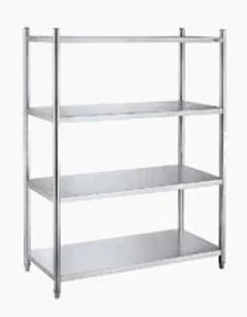 S/S Storage Rack SR-120 – Rak Penyimpanan Stainless Steel 4 Susun